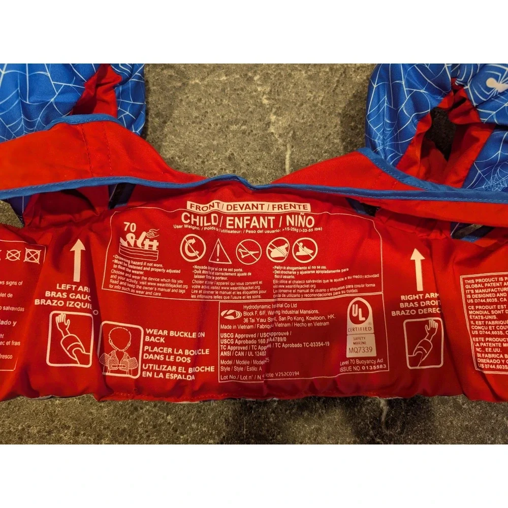 Infant Spiderman Life‎ Jacket